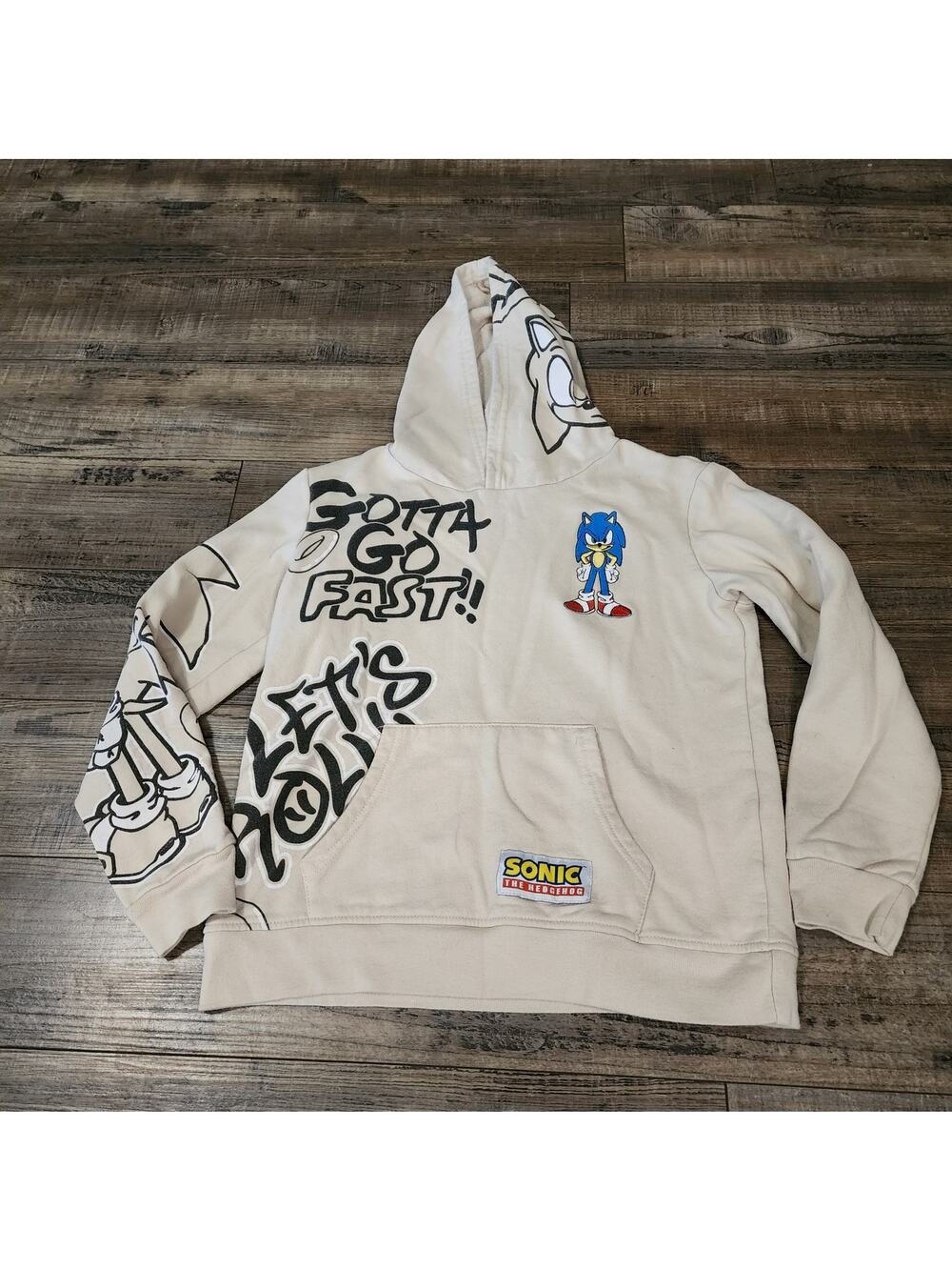 Sonic the Hedgehog hoodie Child Size 10/12 2531